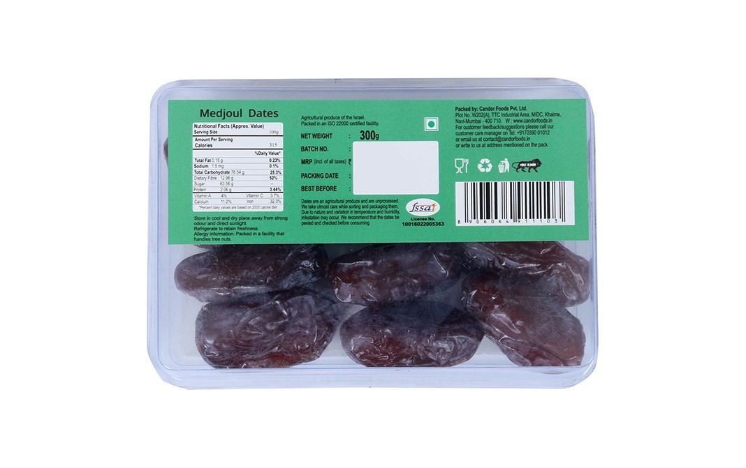 Carnival Medjoul Dates    Plastic Container  300 grams